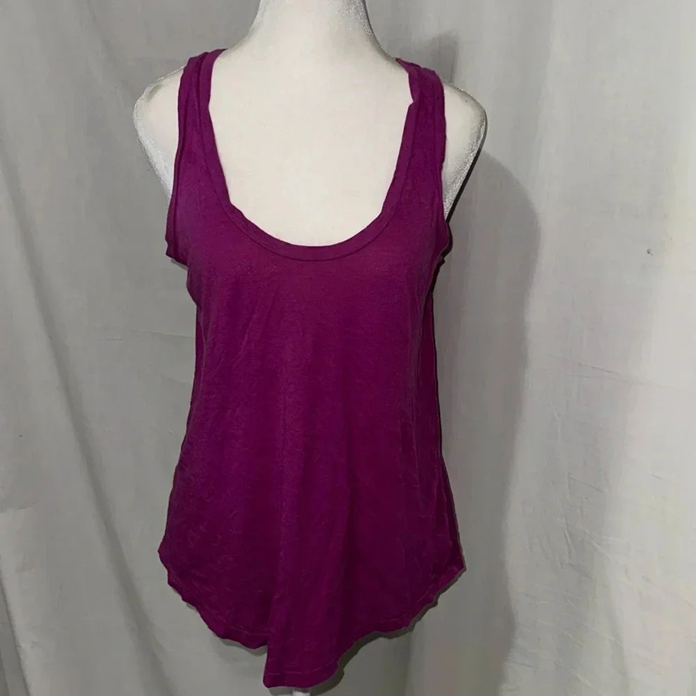 purple Aerie scoop neck tank top size small